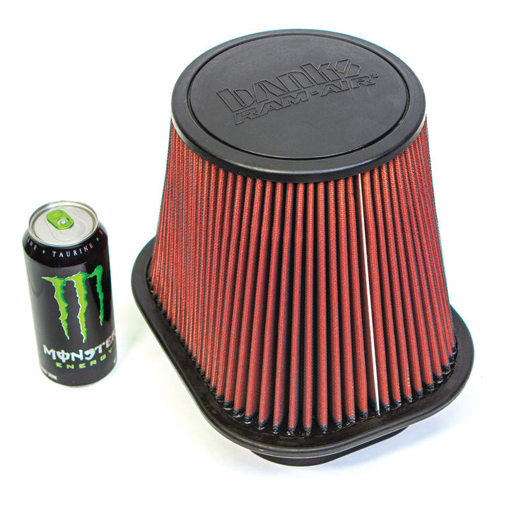 Ram-Air Filter for 17-19 Ford Super Duty 6.7L and 20-23 Chevy/GMC 2500/3500 6.6L Duramax Banks Power