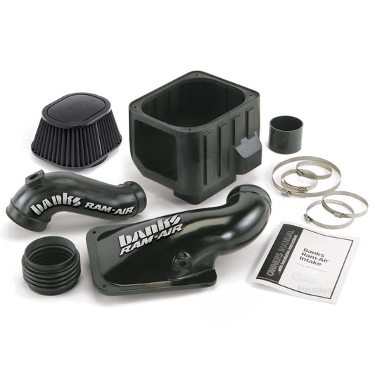 Ram-Air Cold-Air Intake System Filter 01-04 Chevy/GMC 6.6L LB7 Banks Power