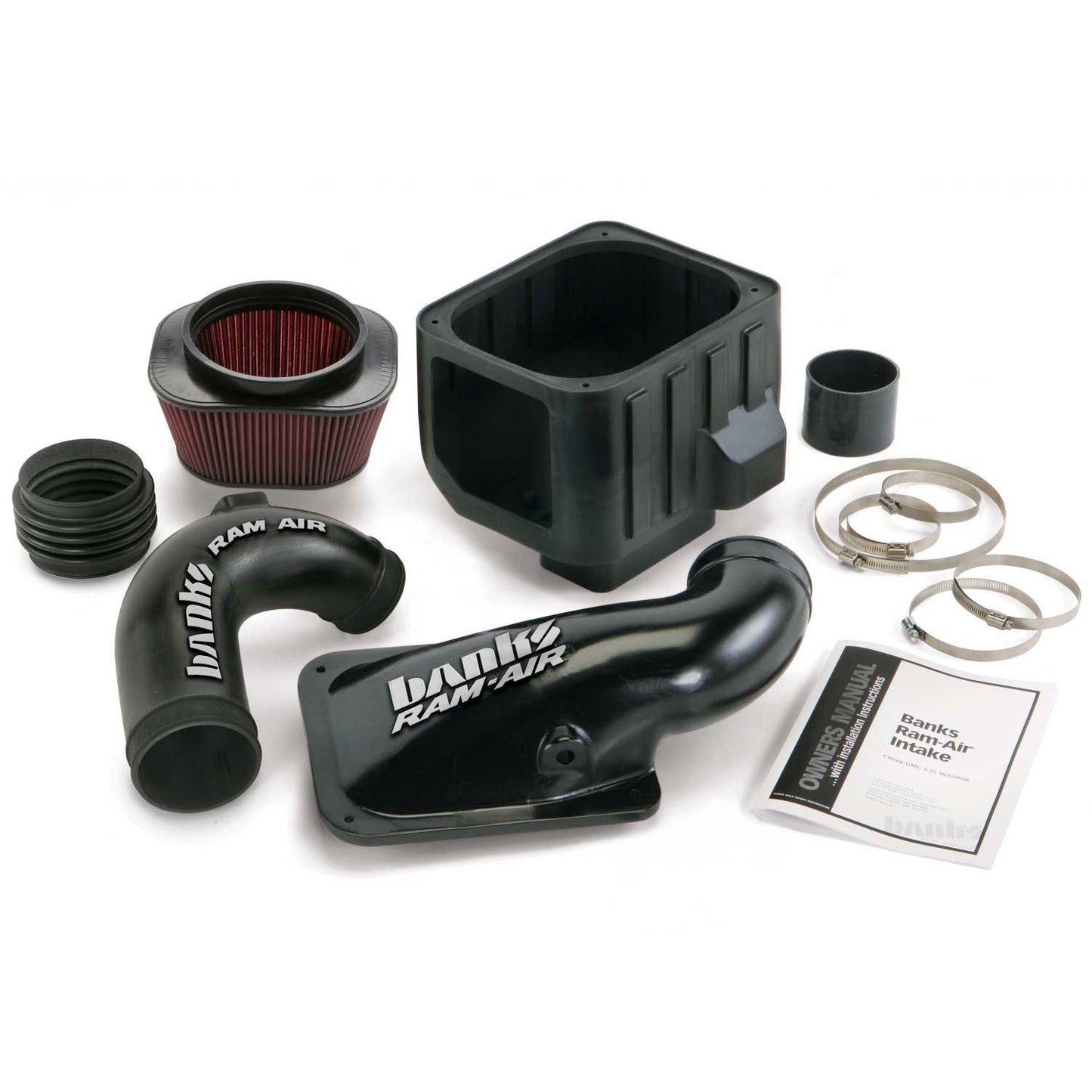 Ram-Air Cold-Air Intake System Filter 04.5-05 Chevy/GMC 6.6L LLY Banks Power