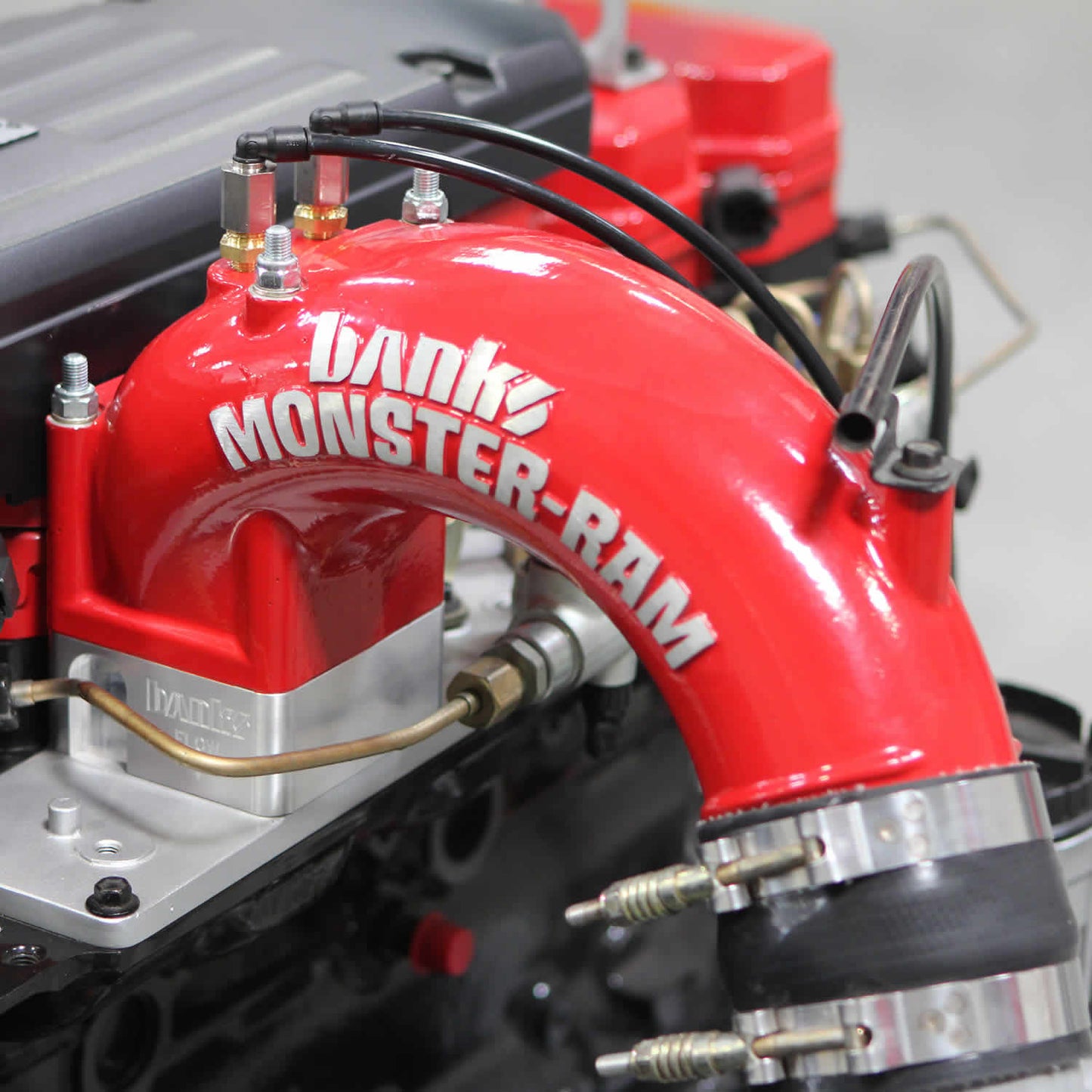 Monster-Ram Intake Elbow W/Boost Tube 98-02 Dodge 5.9L Banks Power