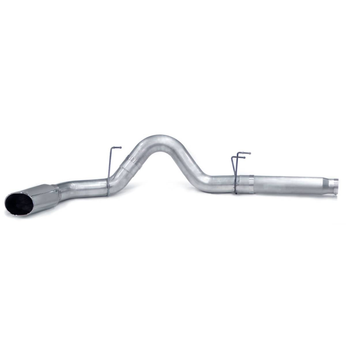Monster Exhaust System 5-inch Single S/S-Tip for 10-12 Ram 2500/3500 Cummins 6.7L CCSB CCLB MCSB Banks Power