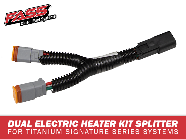 FASS Titanium/Titanium Signature Series Dual Electric Heater Kit Splitter