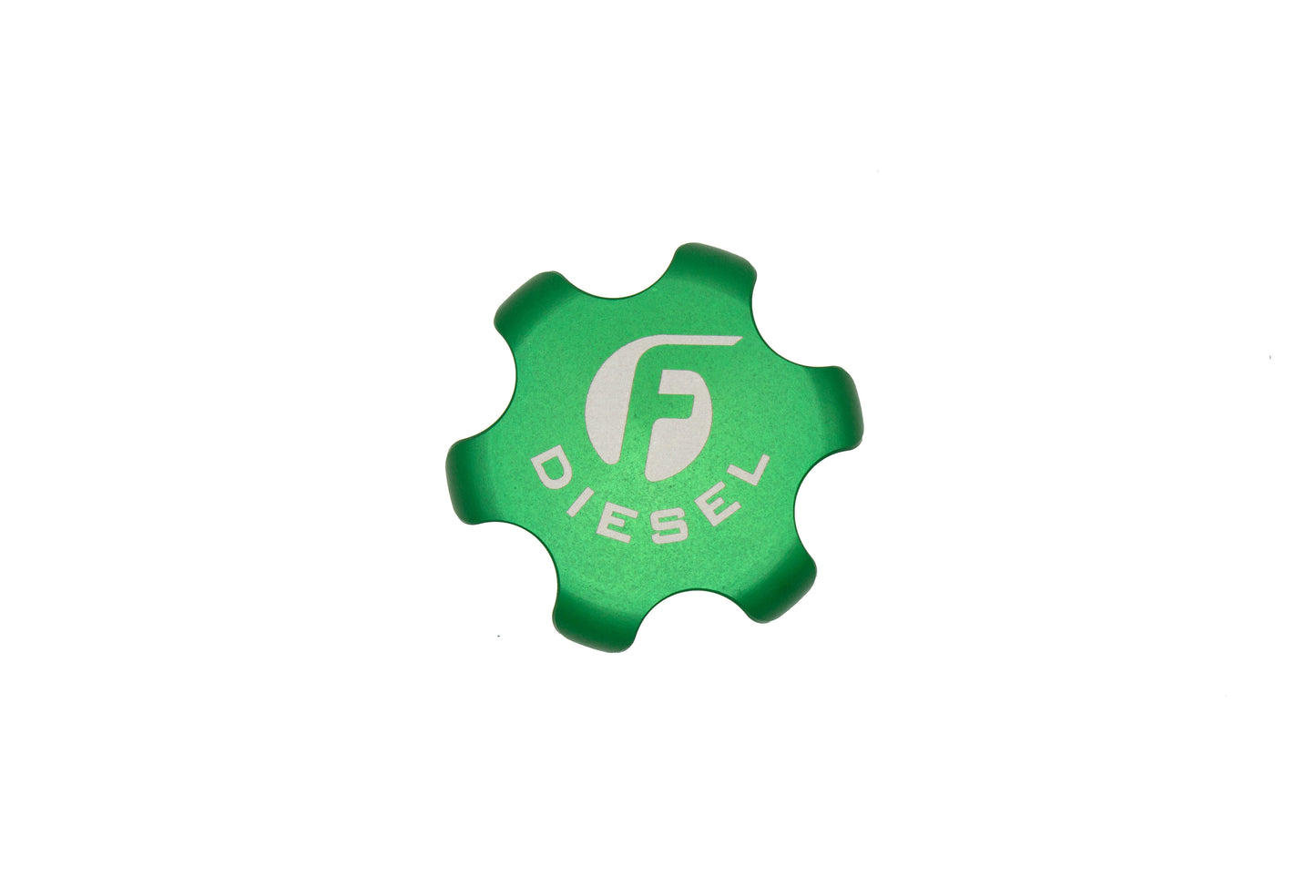 Fleece Performance Green Anodized Billet Fuel Cap for 2013-2018 Cummins