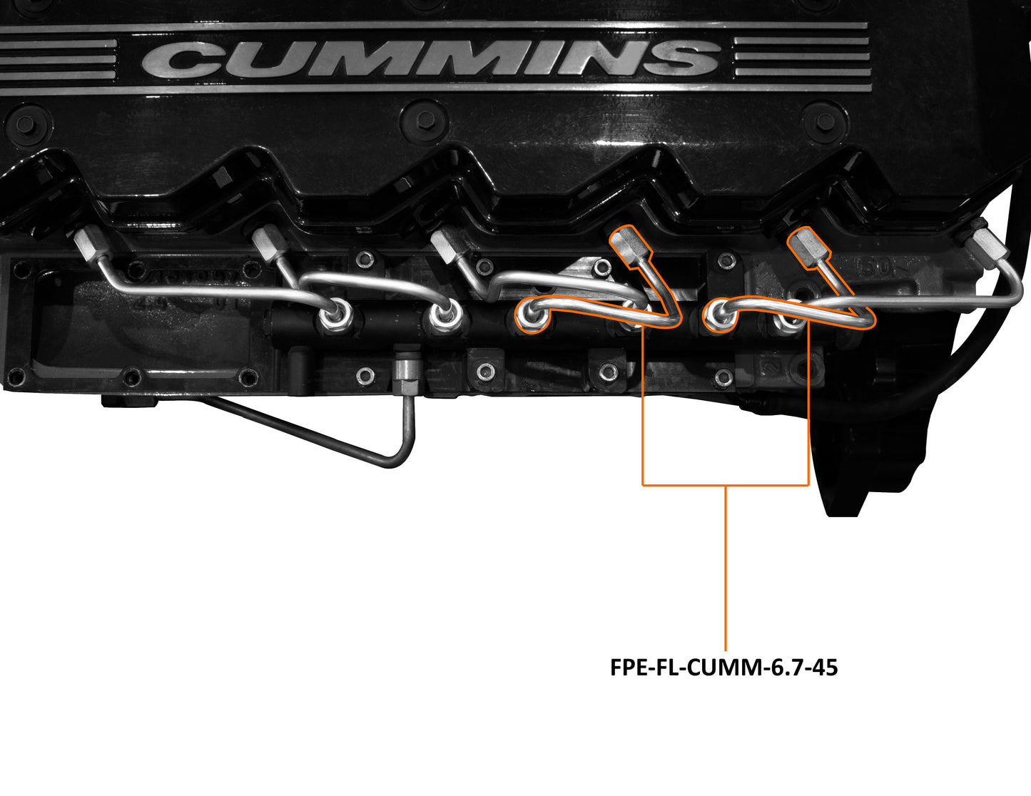 2007.5'-2018' 6.7L Dodge Cummins #4 and #5 Injection Line