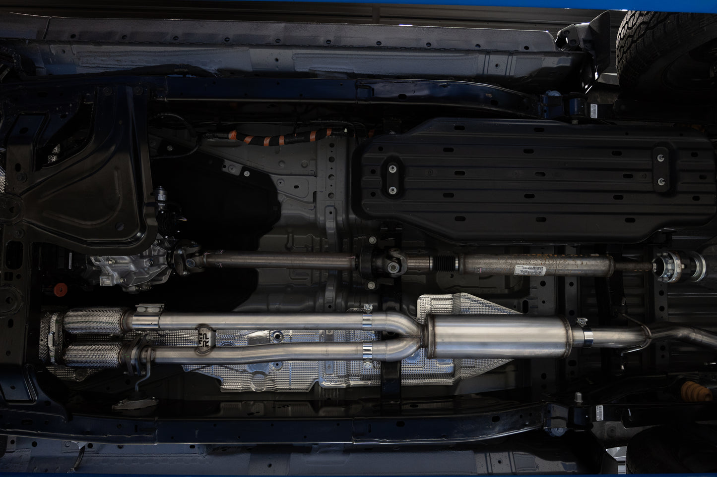 2024-Present Ford Ranger 2.7L, Armor BLK 2.5-Inch Cat-Back 3-Inch Single Side Rear Exit, MBRP
