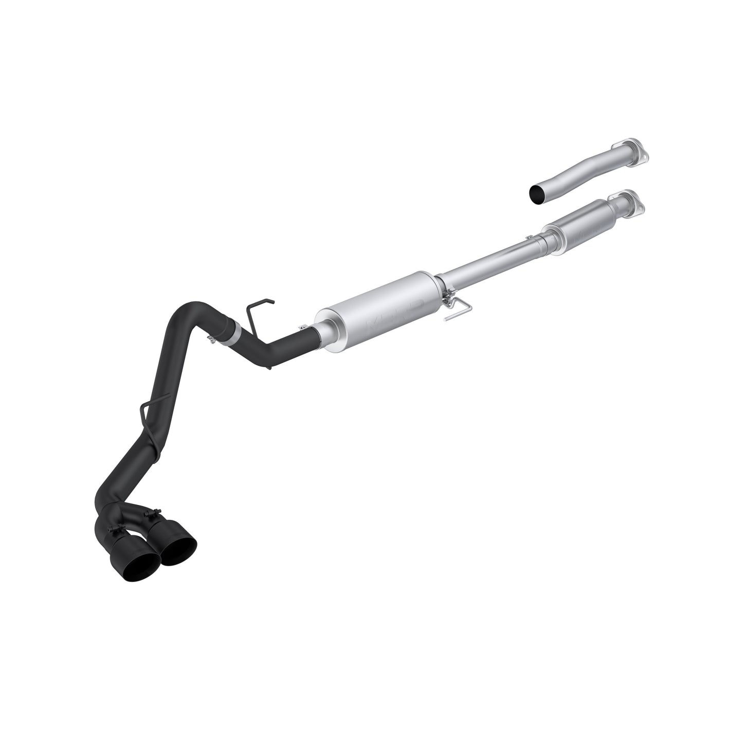 21-Present Ford F-150 2.7L/ 3.5L EcoBoost and 5.0L, Armor BLK 3-Inch Cat-Back Single Side with Dual Outlet MBRP