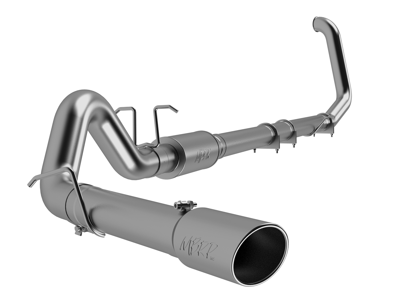 4 Inch Turbo Back Single Side Exit T304 Stainless Steel For 99-03 Ford F-250/F-350 7.3L Powerstroke MBRP