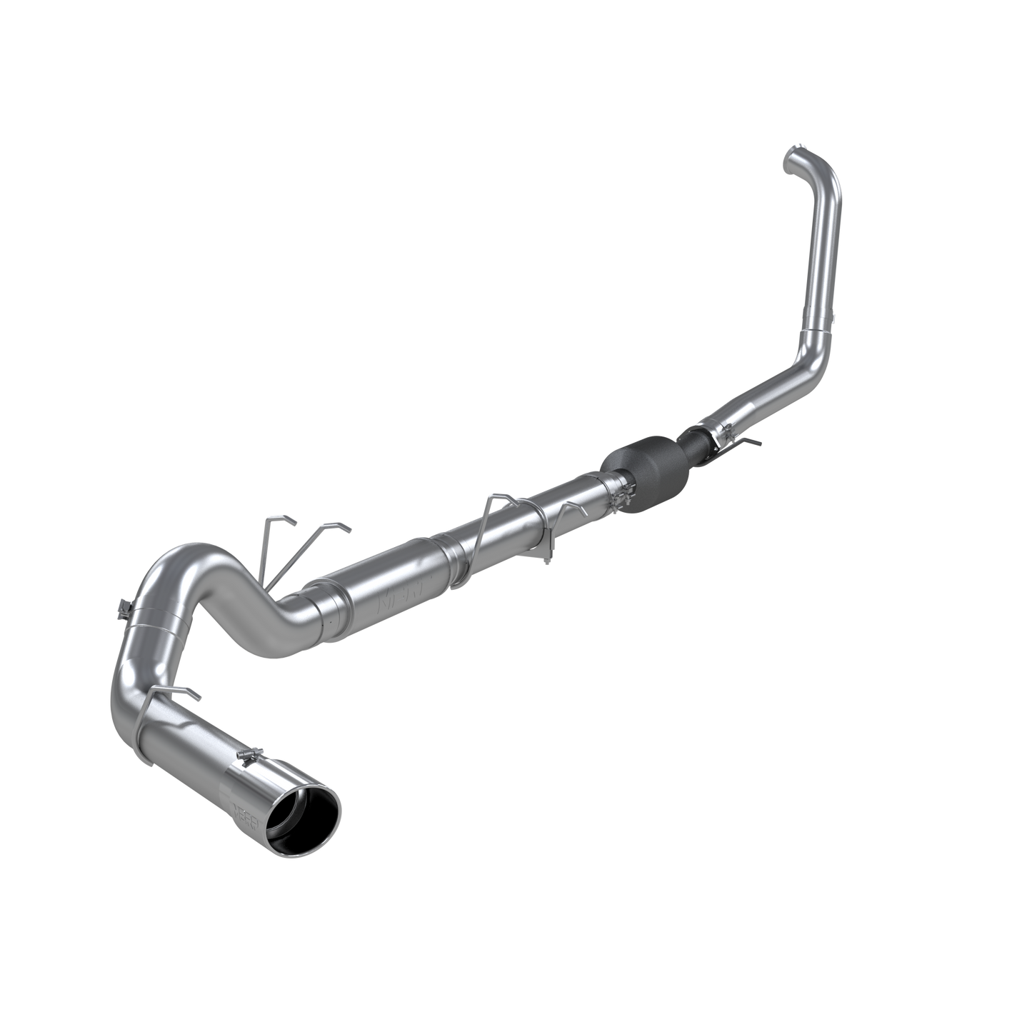 5 Turbo Back Single Side Exit Aluminized Steel For 03-07 Ford F-250/F-350 6.0L MBRP
