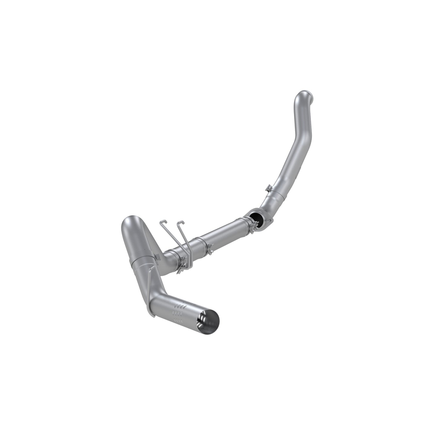 08-10 Ford F-250/ F-350/ F-450, 6.4L, Armor Lite 4-Inch Filter Back Single Side Exit with Downpipe MBRP