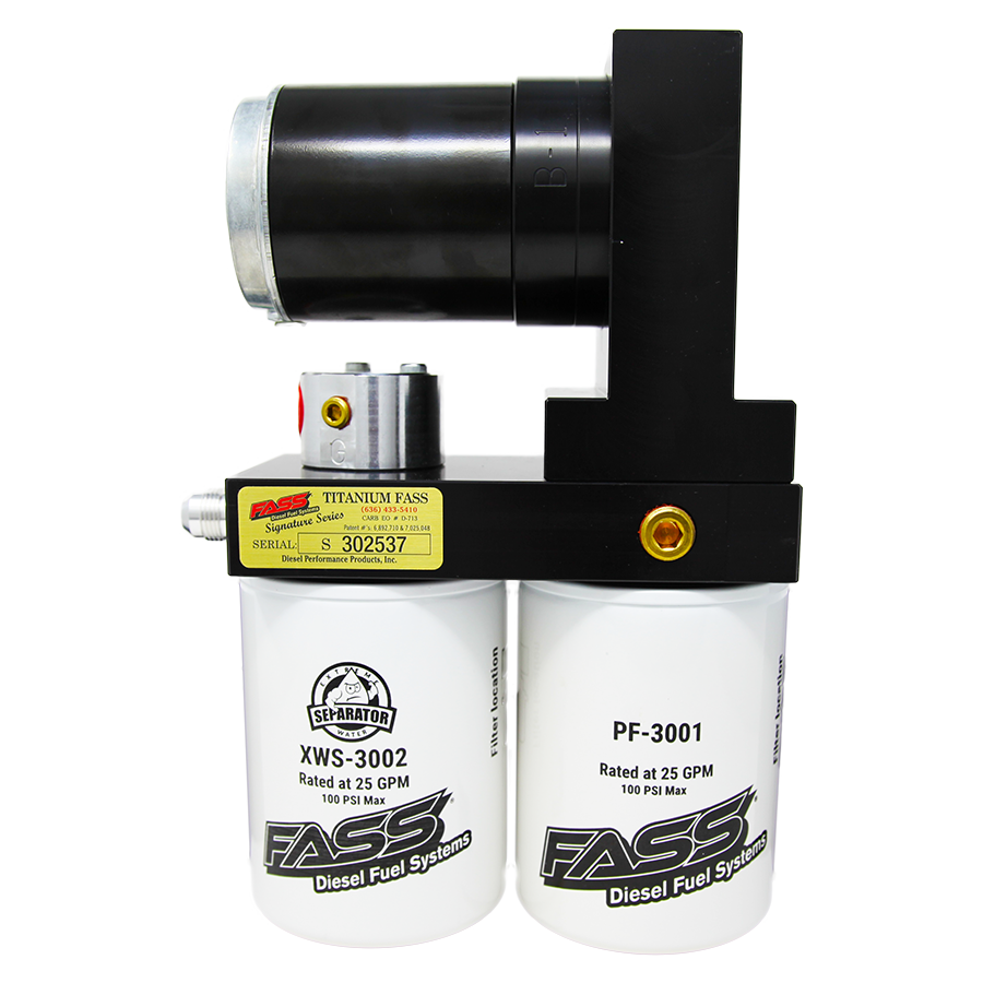 FASS Titanium Signature Series Diesel Fuel System 100GPH GM GM DURAMAX 6.6L 2015-2016