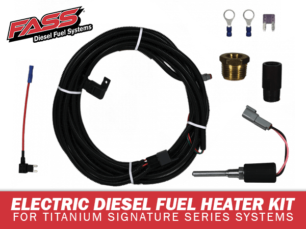 FASS Titanium Series Optional Electric Diesel Fuel Heater Kit