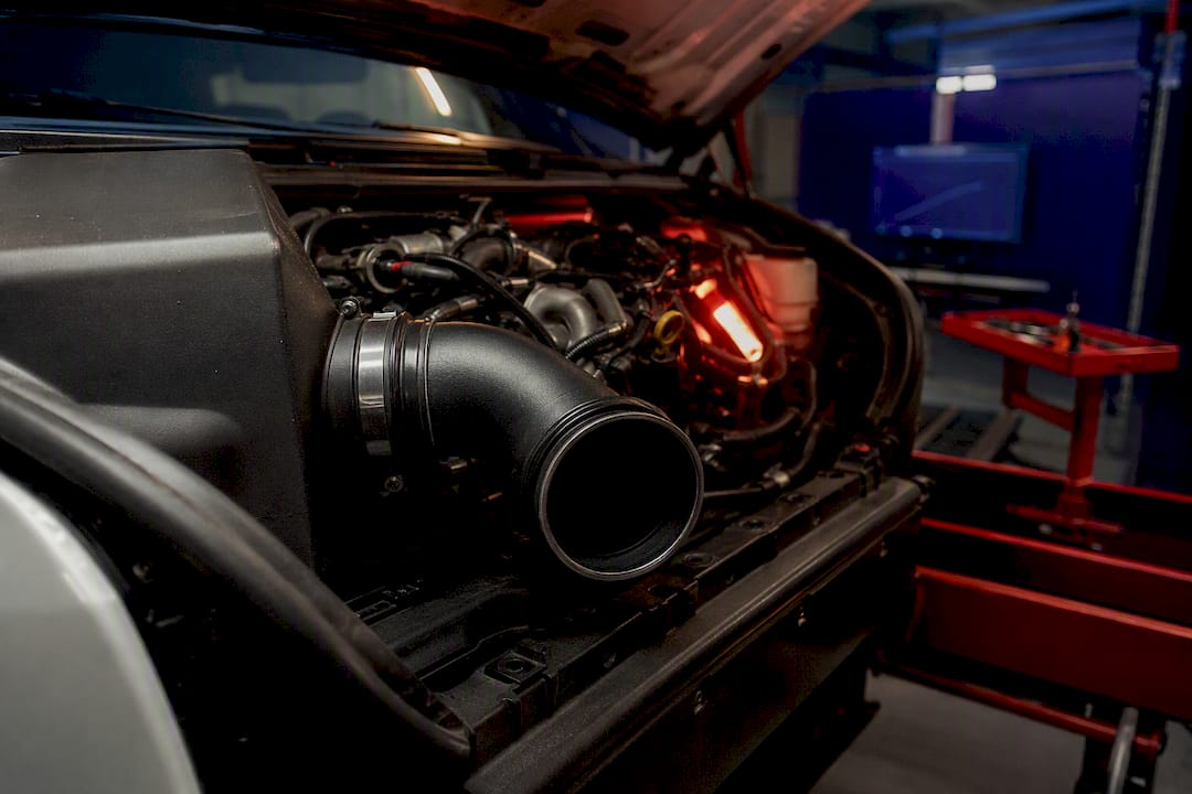 Anonymous diesel intake during dyno testing