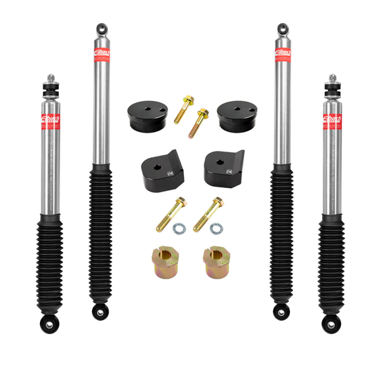 KRYPTONITE STAGE 1 LEVELING KIT WITH EIBACH SHOCKS FOR 2005-2016 FORD SUPER DUTY F-250/F-350