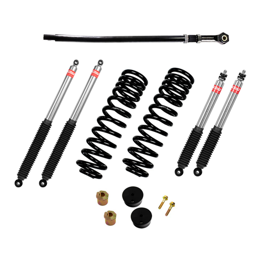 KRYPTONITE STAGE 2 LEVELING KIT WITH EIBACH SHOCKS FOR 2005-2016 FORD SUPER DUTY F-250/F-350