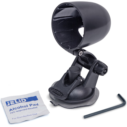 Gauge Pod Kit 52mm Sticky Base Suction Mount iDash 1.8 and 52mm (2-1/16 inch) gauges Banks Power
