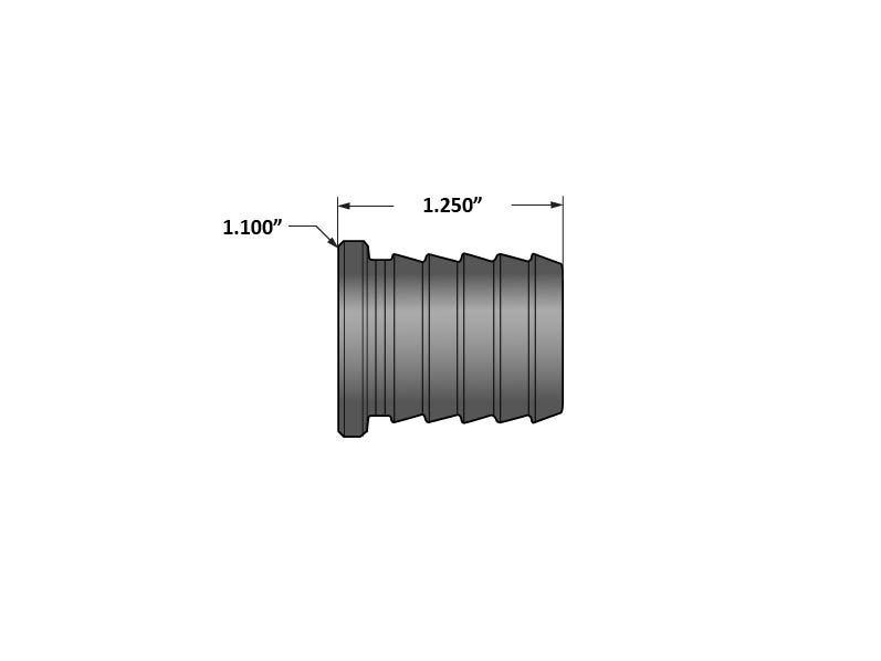 7/8" Billet Aluminum Universal Block Off Plug