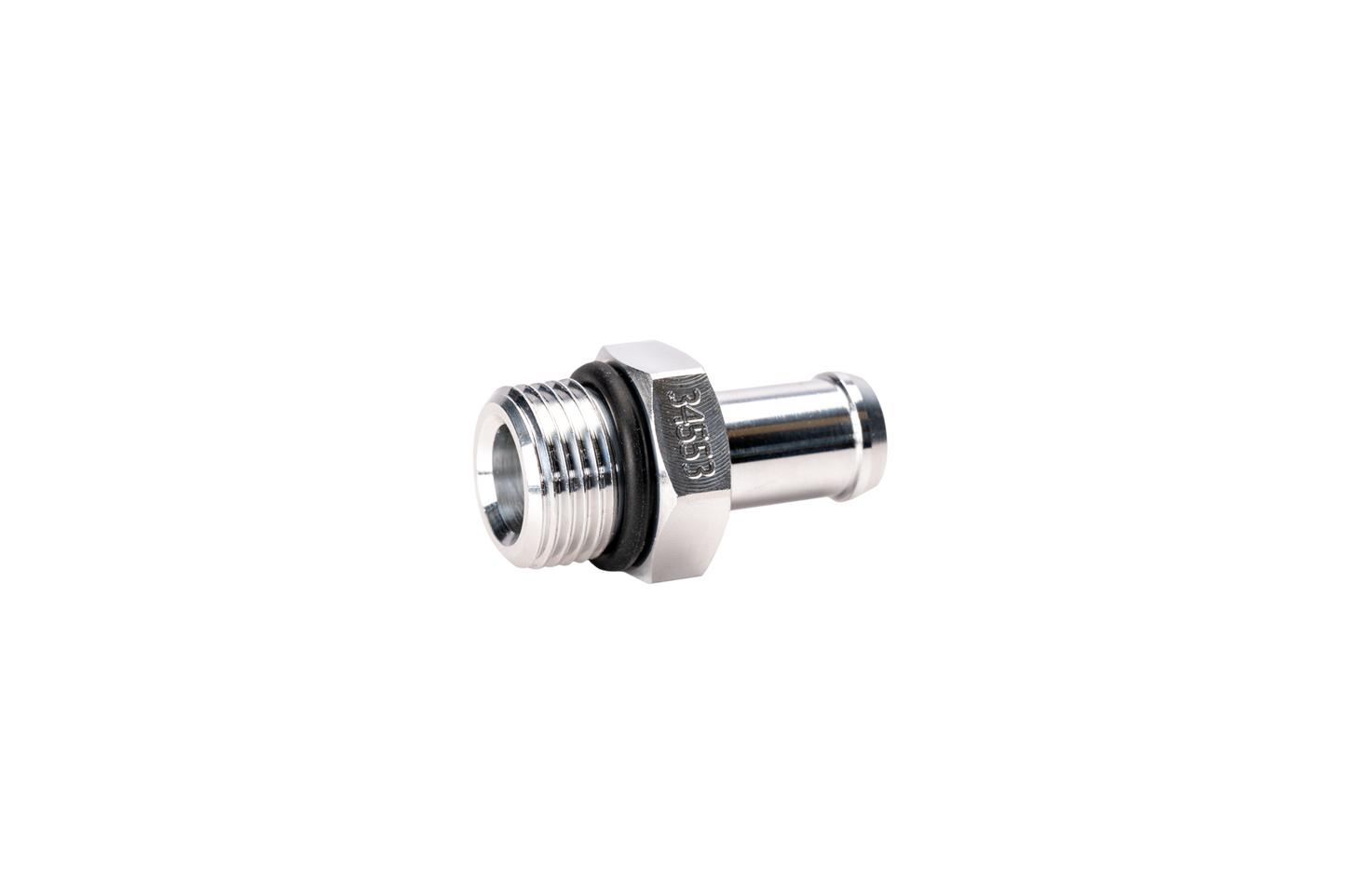 1/2" Hose Barb to 3/4"-16 O-ring (-8 AN)