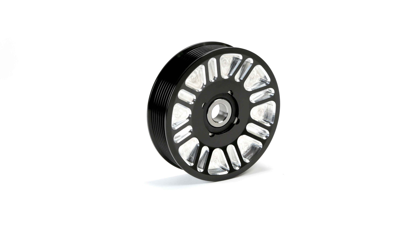 2003-2018 Cummins Upper Fan Pulley Idler ( Black Finish Contrast Cut )