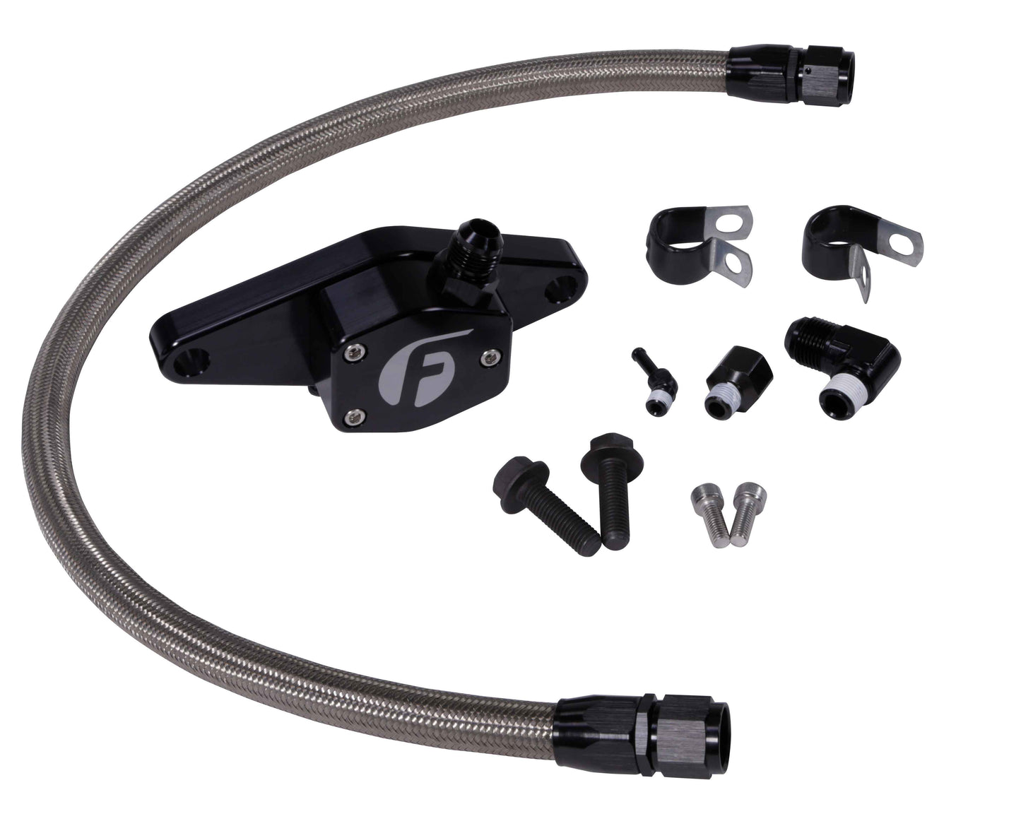 12V Coolant Bypass Kit (1994-1998) w/ Stainless Steel Braided Line