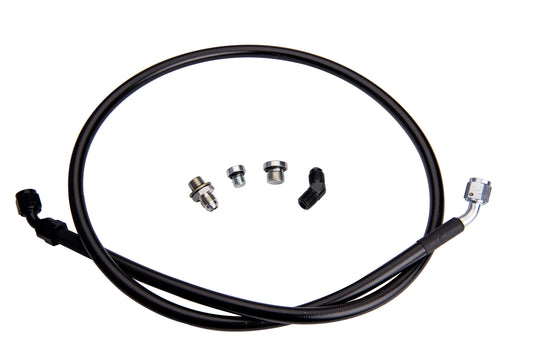Remote Turbo Oil Feed Line Kit for 2001-2016 Duramax with 1/4 NPT Turbo Oil Inlet (s300/s400)