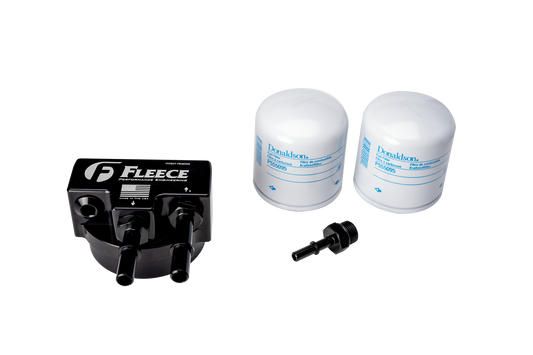 Fleece Performance Engine Mounted Filter Assembly for 6.7L Ford Powerstroke