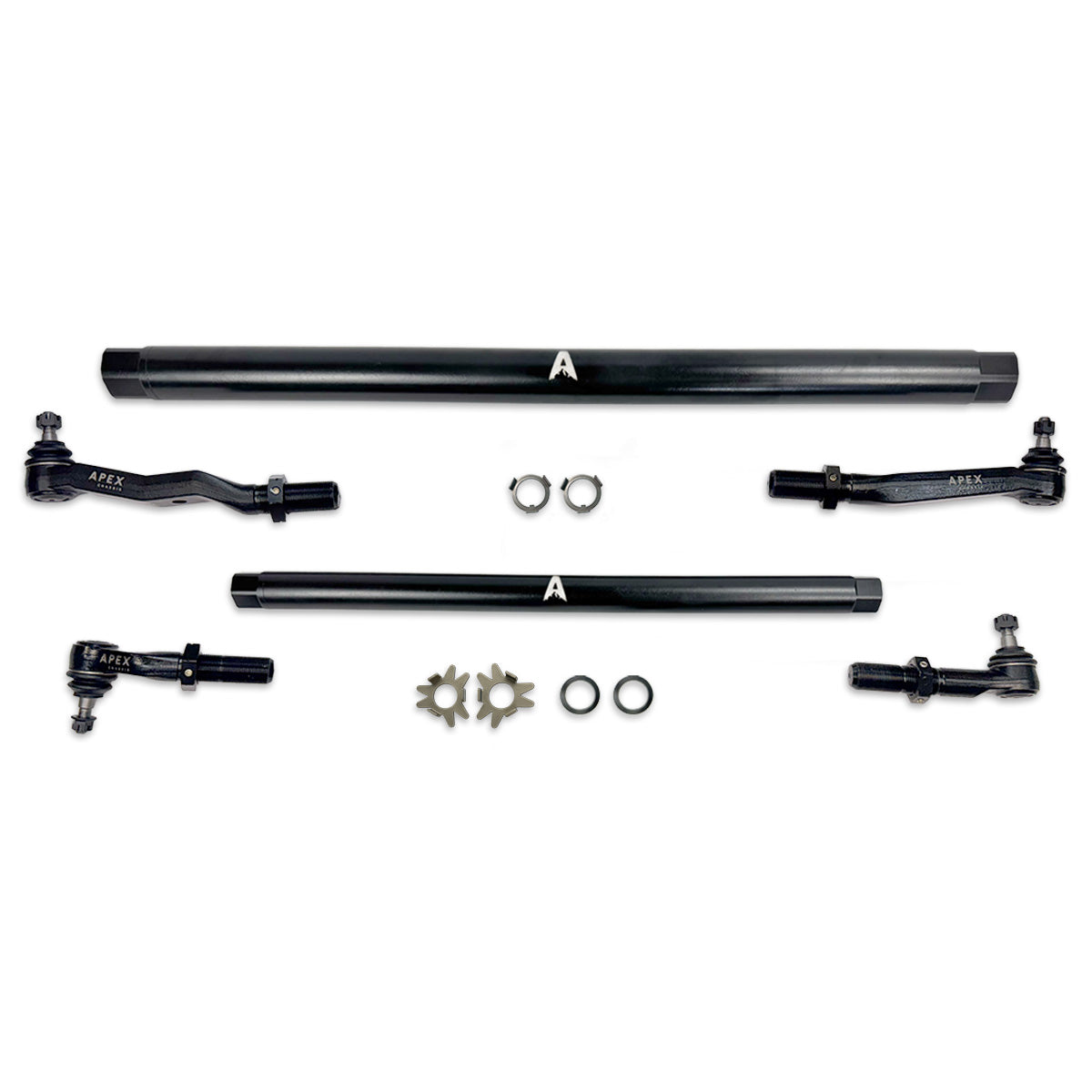 Heavy Duty ProLock DOM Steel Tie Rod and Drag Link Assembly Fits 03-13 RAM 2500/3500 Apex Chassis