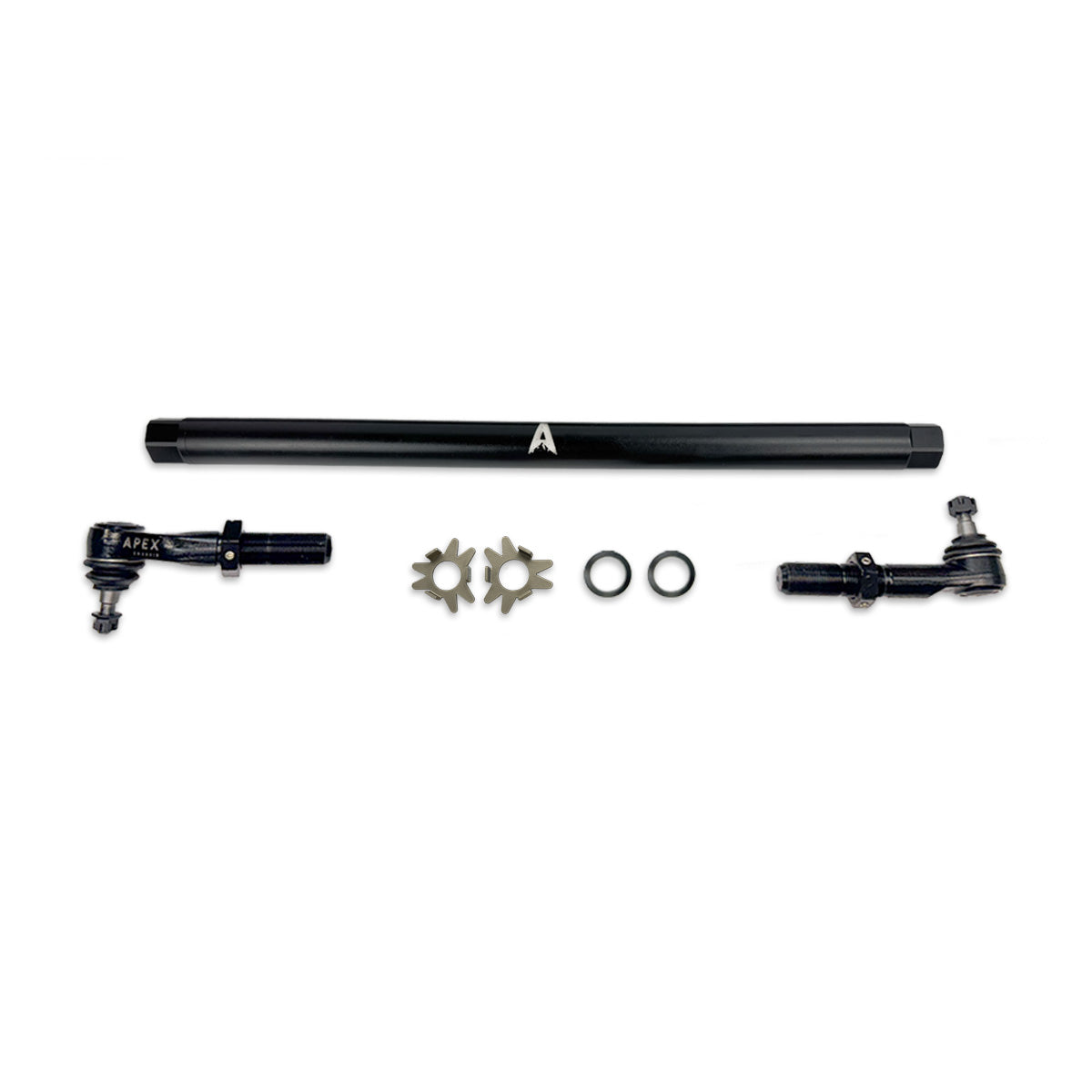 Heavy Duty Black Aluminum Drag Link Assembly Fits 03-13 RAM 2500/3500 Apex Chassis