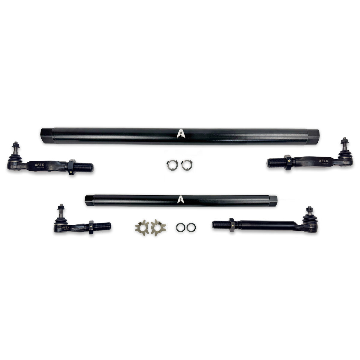 Heavy Duty ProLock DOM Steel Tie Rod and Drag Link Assembly Fits 14-24 Ram 2500/3500 Apex Chassis