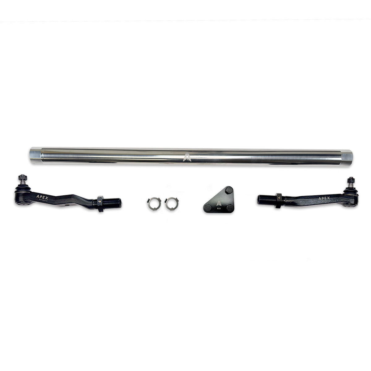Heavy Duty ProLock Polished Aluminum Tie Rod Assembly Fits 14-24 Ram 2500/3500 Apex Chassis