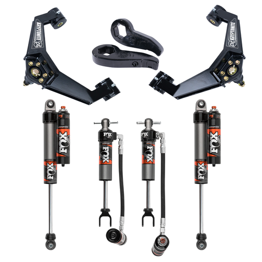 Kryptonite Stage 3 Leveling Kit with Fox 2.5 Performance Elite Shocks for 2020-2026 Chevy/GMC 2500HD/3500HD (Copy)