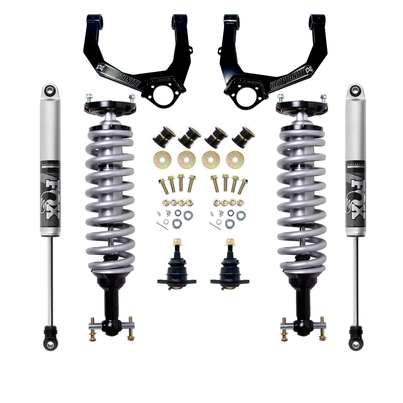Kryptonite Stage 3 Leveling Kit with Fox 2.5 Shocks for 2019+ Chevy/GMC 1500 AT4/Trail Boss