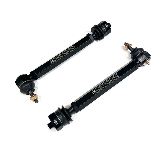 Kryptonite Tie Rod Kit for 2001–2010 Chevy/GMC 1500HD/2500HD/3500HD, 2001-2013 Chevy Suburban/GMC Yukon Xl 2500 & 2002–2009 Hummer H2