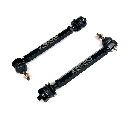 Kryptonite Tie Rod Kit for 2001–2010 Chevy/GMC 1500HD/2500HD/3500HD, 2001-2013 Chevy Suburban/GMC Yukon Xl 2500 & 2002–2009 Hummer H2