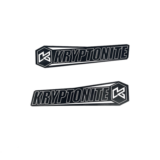 Kryptonite Upper Control Arm Logo Plates KRUCA19