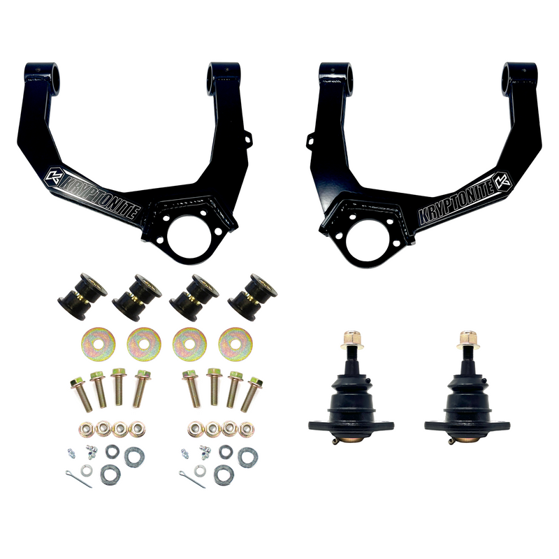 Kryptonite Upper Control Arm Kit for 1/2 Ton Chevy/GMC 6 LUG Trucks 2019+