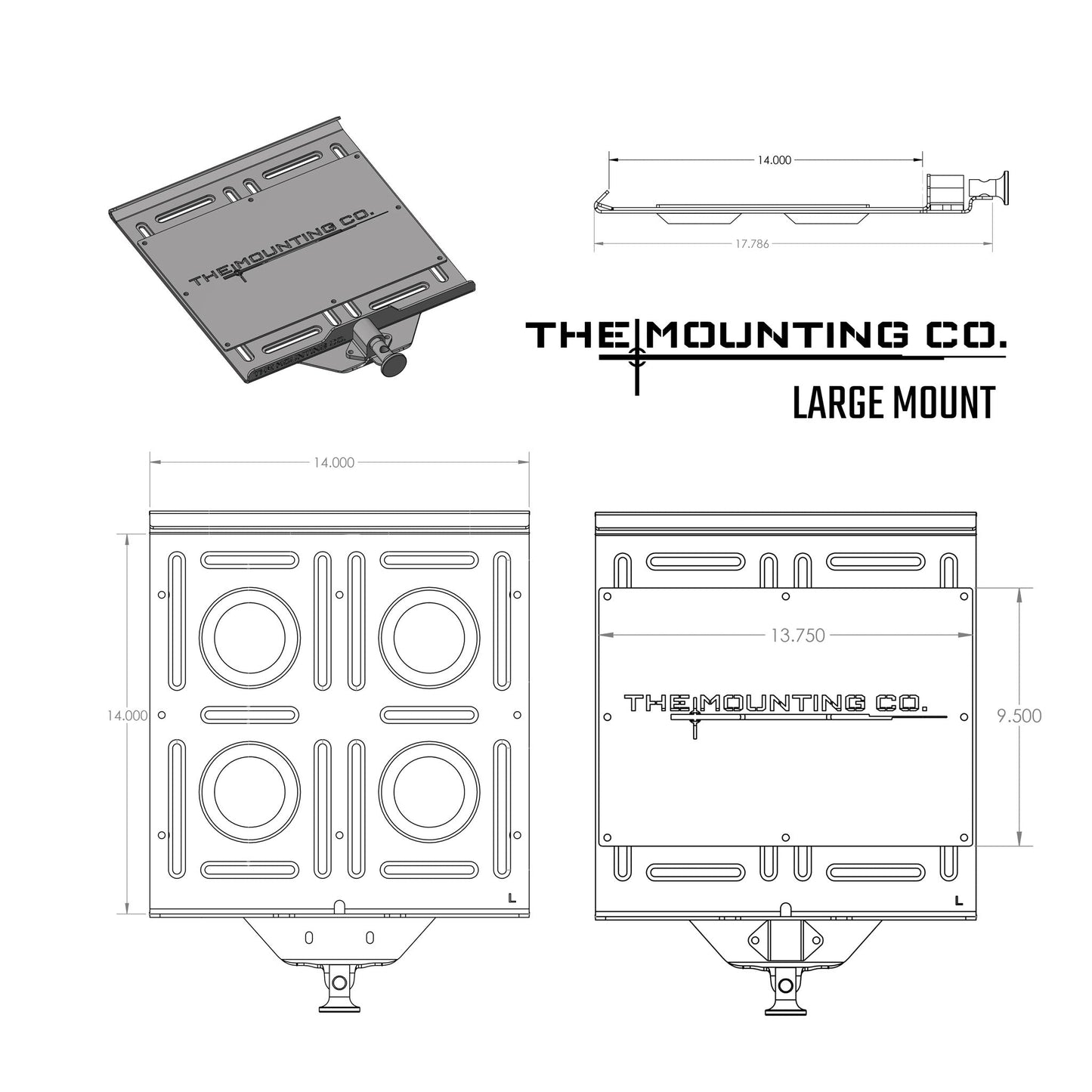 The Mounting Company Large Mount