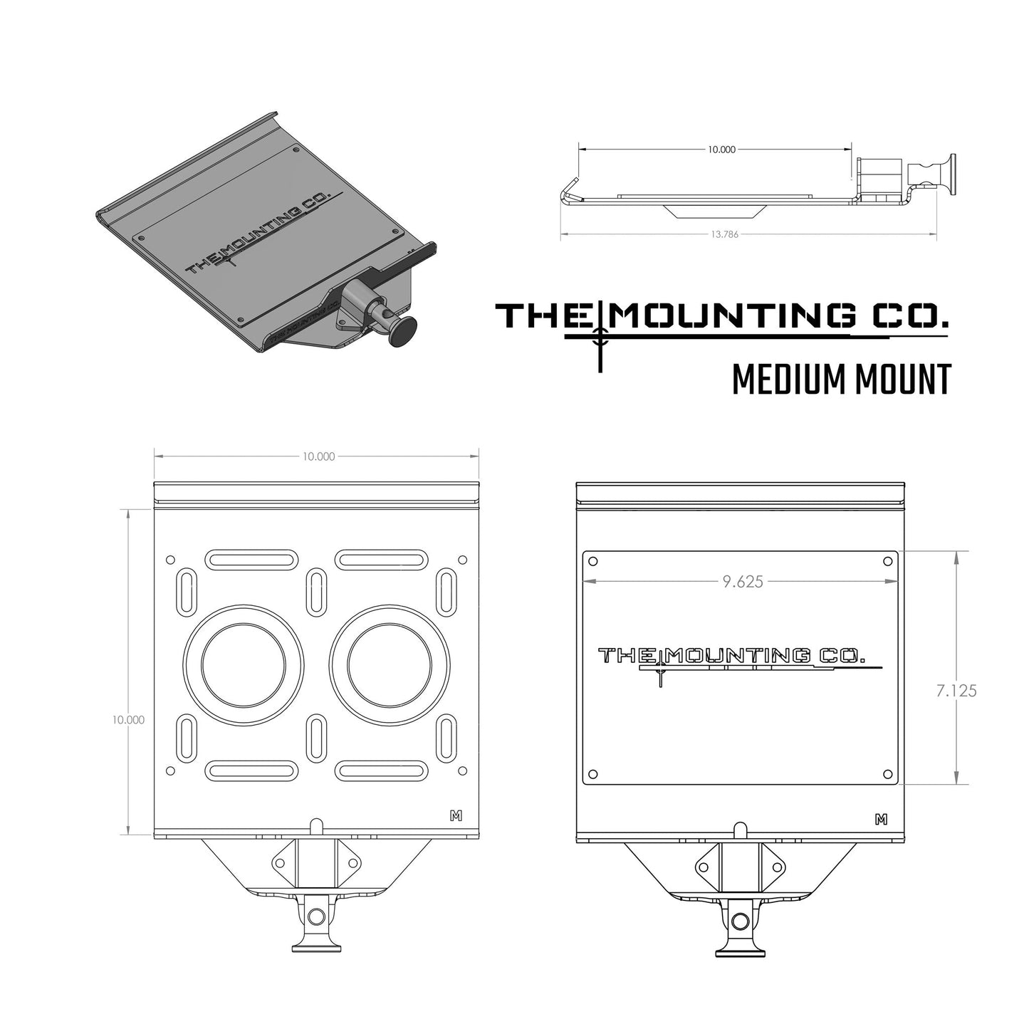 The Mounting Company Medium Mount