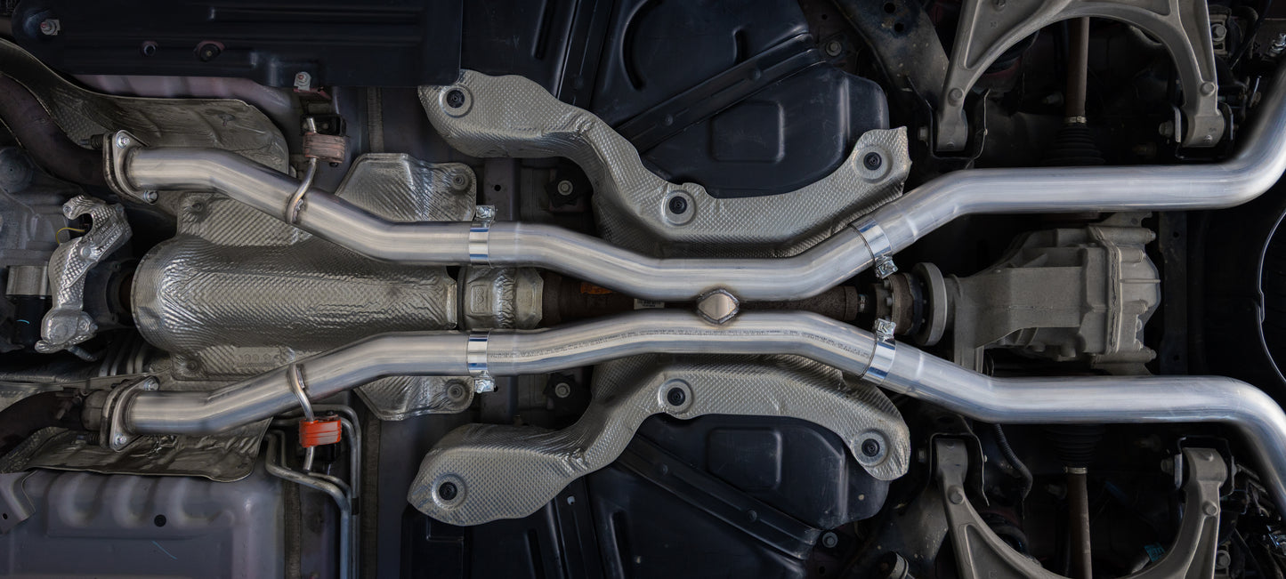 11-Present Dodge Durango 5.7L, Armor Pro 3-Inch Cat-Back Dual Split Rear with CF Tips, Street Profile MBRP