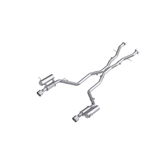 11-Present Dodge Durango 5.7L, Armor Lite 3-Inch Cat-Back Dual Split Rear, Street Profile MBRP