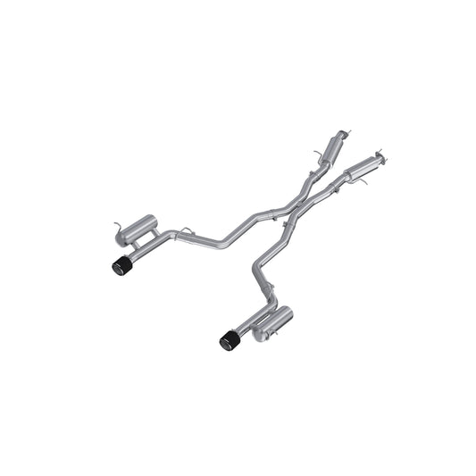 11-Present Dodge Durango 3.6L, Armor Pro 3-Inch Cat-Back Dual Split Rear with CF Tips, Street Profile MBRP