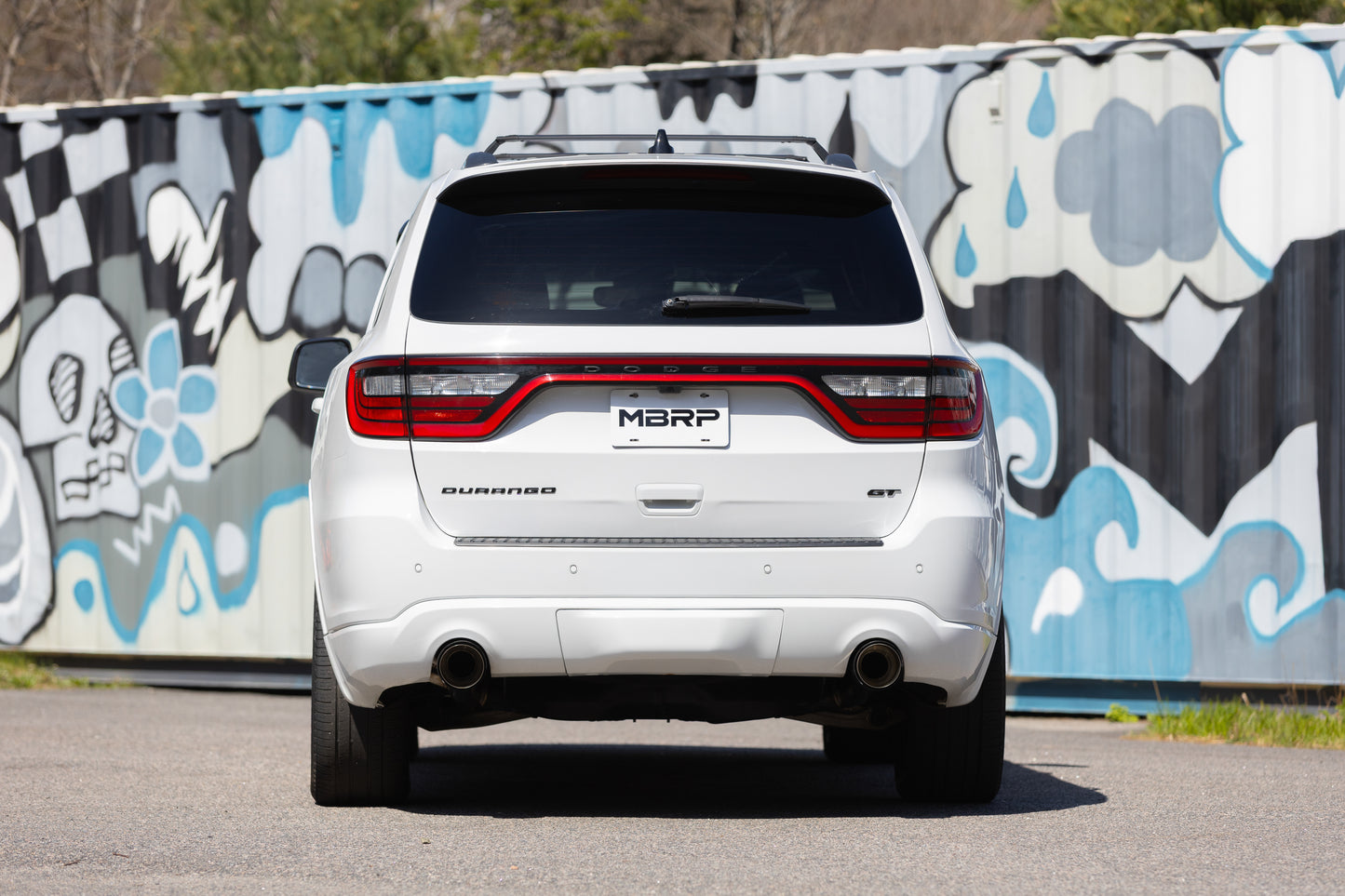 11-Present Dodge Durango 3.6L, Armor Pro 3-Inch Cat-Back Dual Split Rear with CF Tips, Street Profile MBRP