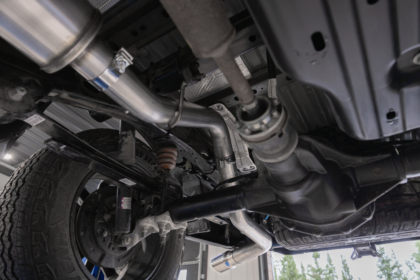 2024-Up Ford Ranger 2.3L Ecoboost Armor Pro T304SS 3-Inch Cat-Back Single Side Exit with Polished Tip MBRP