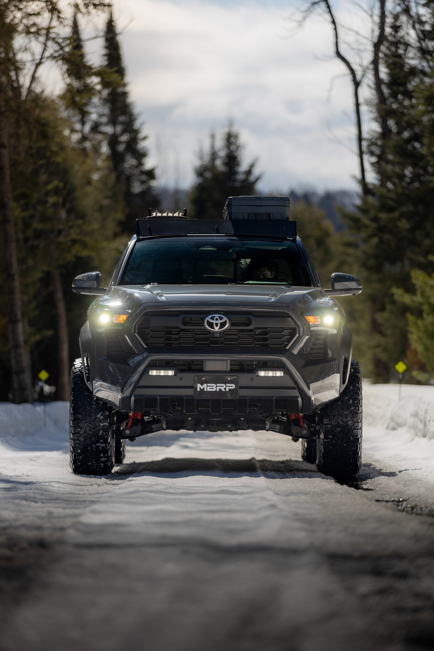 2024-Up Toyota Tacoma 2.4L Armor Pro 3-Inch Cat-Back Pre-Axle Turn Down, MBRP