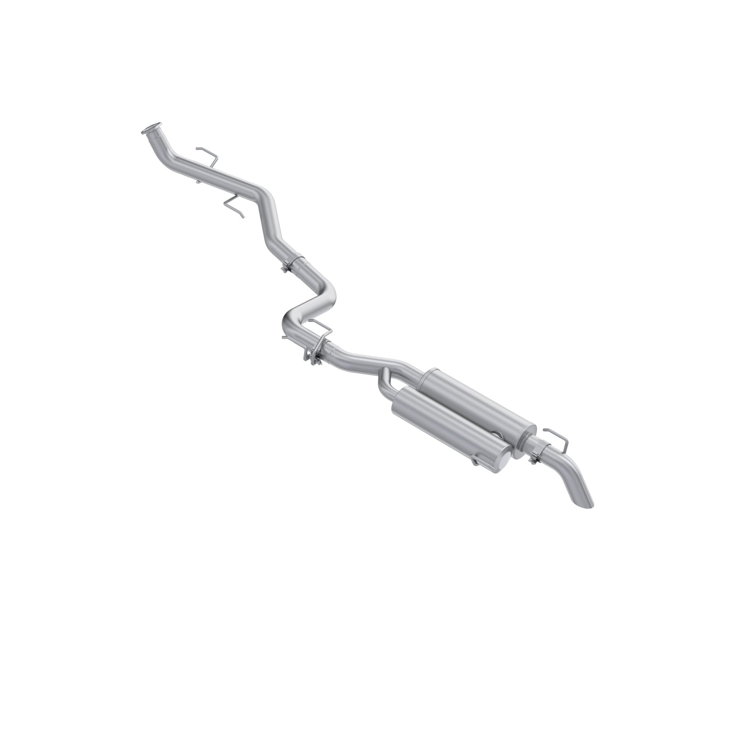 2024-Up Toyota Tacoma 2.4L Armor Lite 3-Inch Cat-Back Pre-Axle Turn Down, MBRP