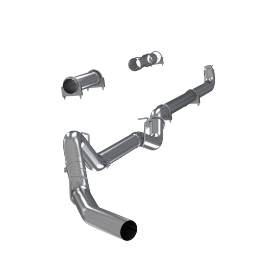 4 Inch Single Side Exhaust Pipe No Muffler T409 Stainless Steel For 01-07 Silverado/Sierra 2500/3500 Duramax Classic Extended/Crew Cab MBRP