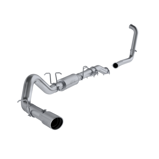 4 Inch Turbo Back Single Side Stock Cat Exit Aluminized Steel For 03-07 Ford F-250/F-350 6.0L Extended Cab/Crew Cab MBRP