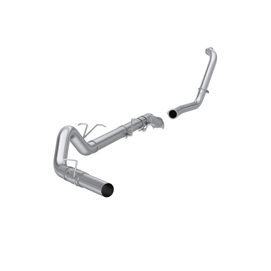 03-07 Ford F-250/F-350 6.0L EC/CC Armor Lite 4 Inch Turbo Back Single Side Exit No Muffler Retains Factory Catalytic Converter MBRP