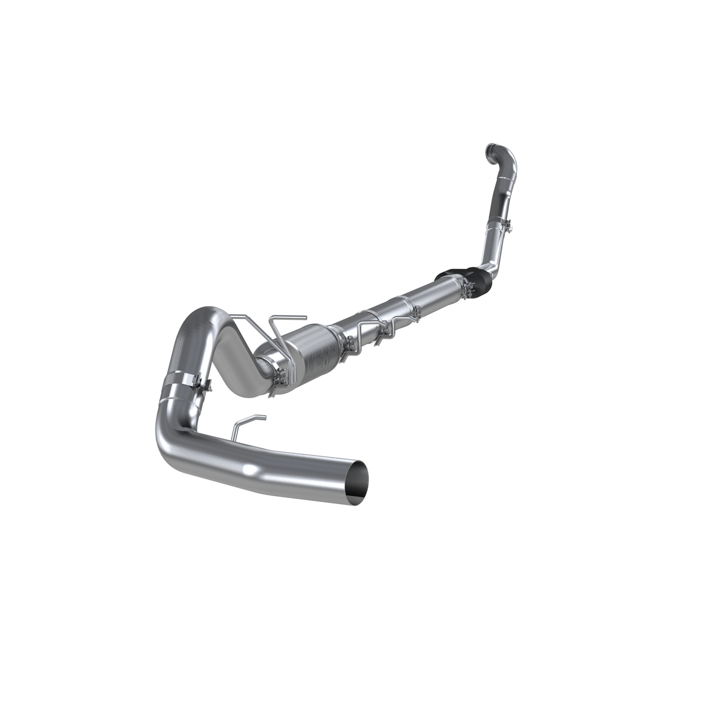 4 Inch Turbo Back Single Side Exit Aluminized, No Tip, For 94-97 Ford F-250/F-350 7.3L MBRP
