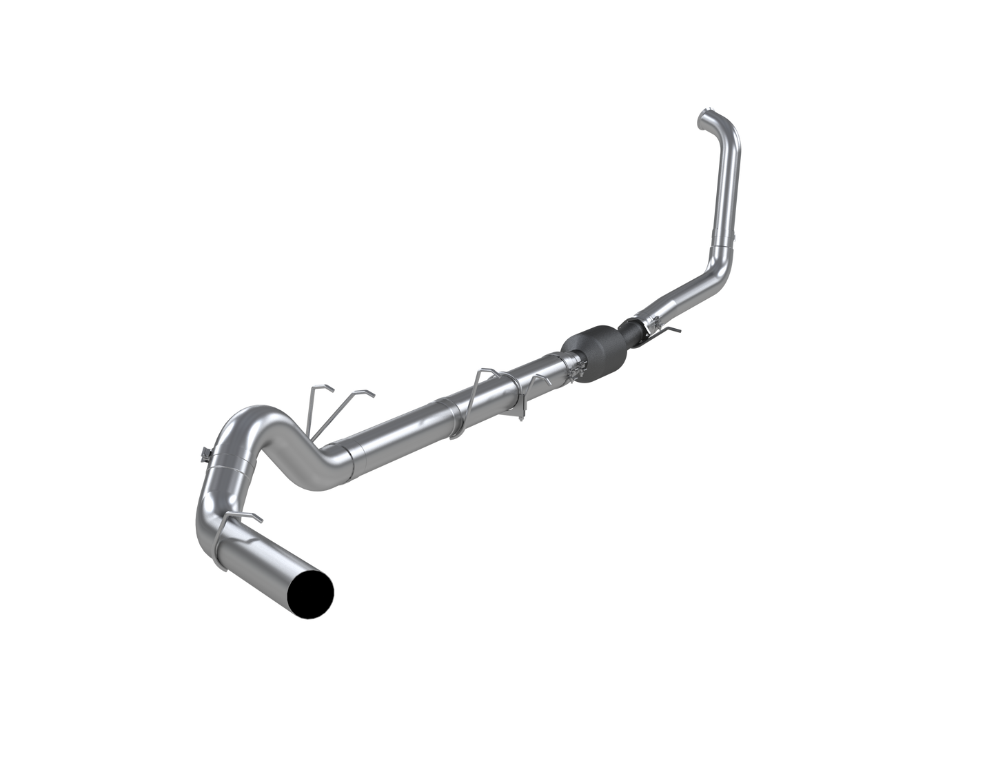 5 Inch Turbo Back Single Side Exit No Muffler T409 Stainless Steel For 03-07 Ford F-250/F-350 6.0L, MBRP