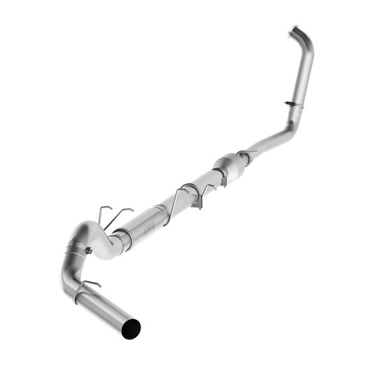 5 Inch Turbo Back Stock Cat Single Side Exit Aluminized Steel For 03-07 Ford F-250/F-350 6.0L, Extended Cab/Crew Cab MBRP